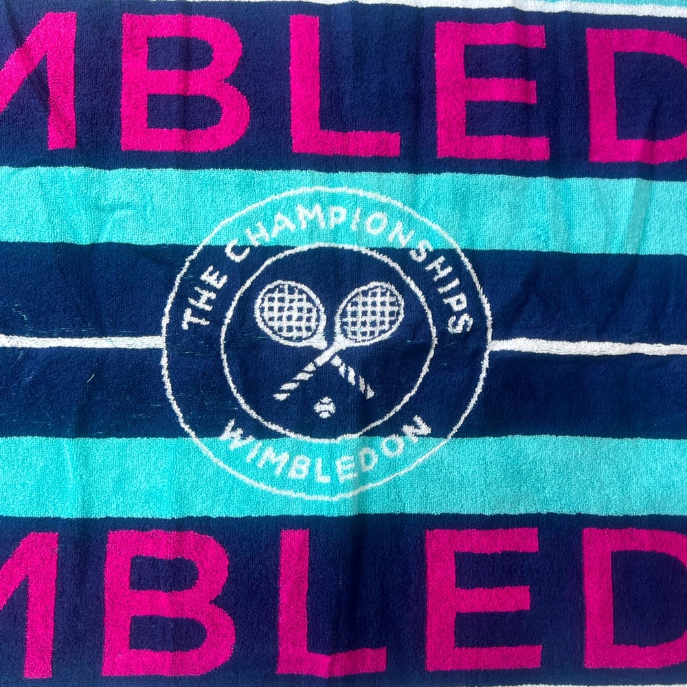 NWT HTF WIMBLEDON The Championship 2019 Full Size 💓💜💎 Christy Brand Towel NEW